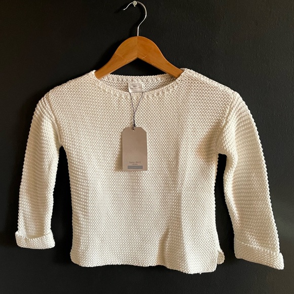 Zara Other - Zara Girls White Chunky Knit Sweater NWT